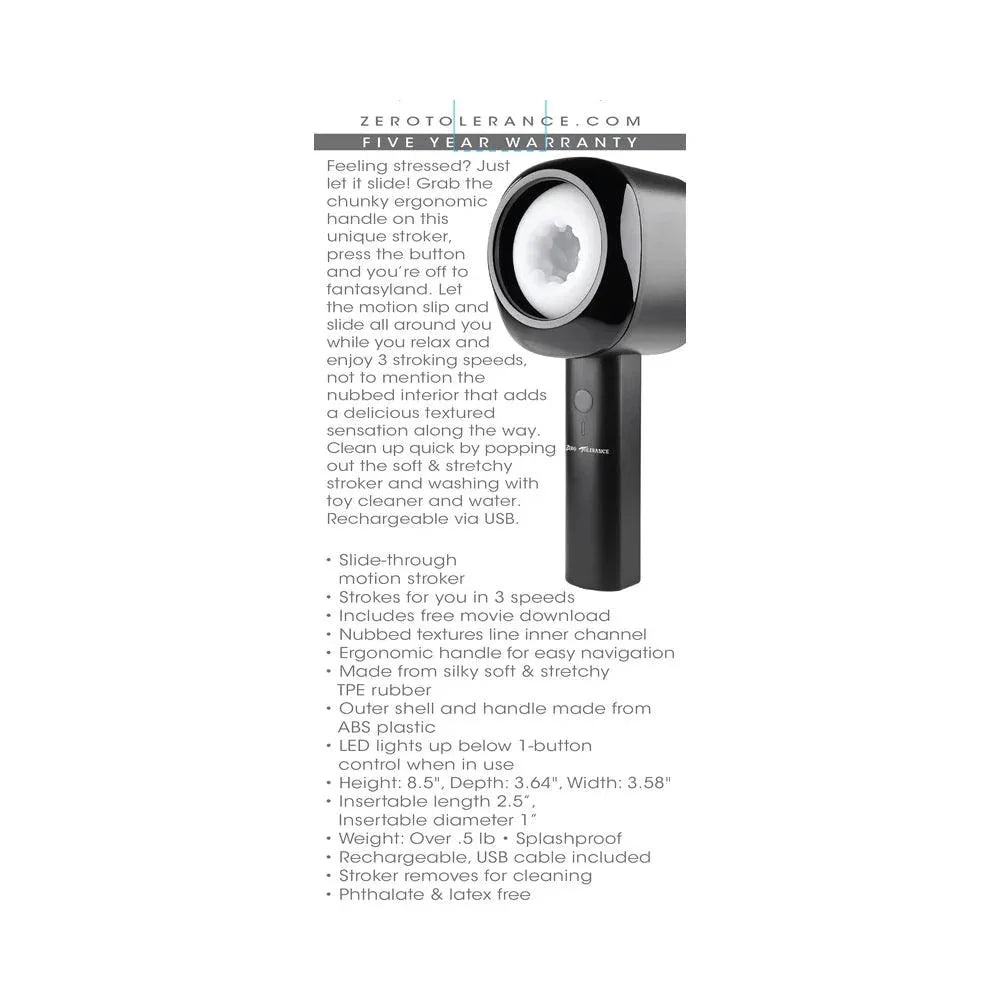 Zero Tolerance Let It Slide Rechargeable Dual End Stroker - Buy At Luxury Toy X - Free 3-Day Shipping