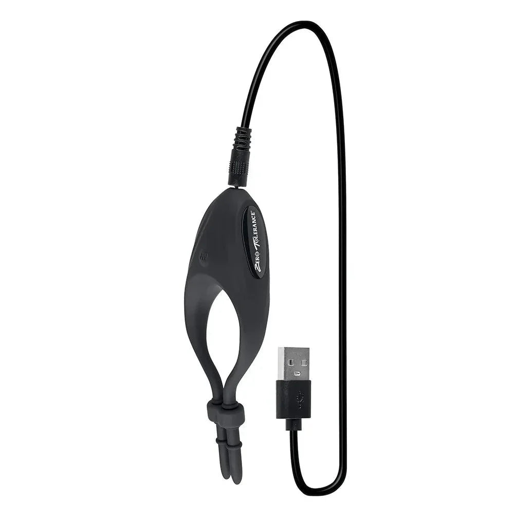 Zero Tolerance Perfect Fit Rechargeable Vibrating Silicone Lasso Cockring - Buy At Luxury Toy X - Free 3-Day Shipping