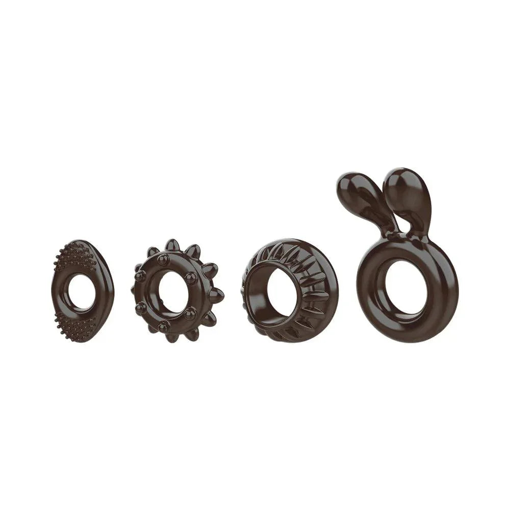 Zero Tolerance Ring My Bell 4-Piece Cockring Set - Buy At Luxury Toy X - Free 3-Day Shipping