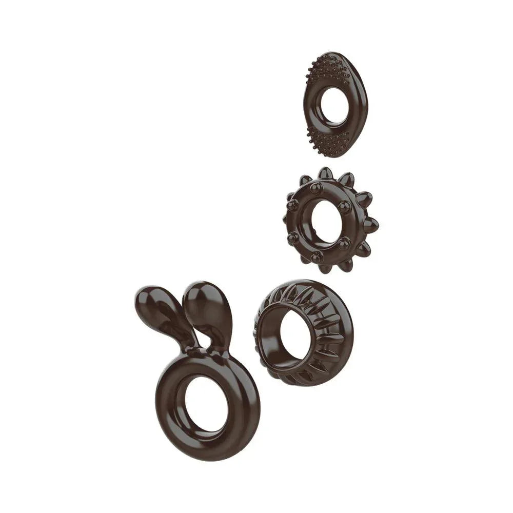 Zero Tolerance Ring My Bell 4-Piece Cockring Set - Buy At Luxury Toy X - Free 3-Day Shipping