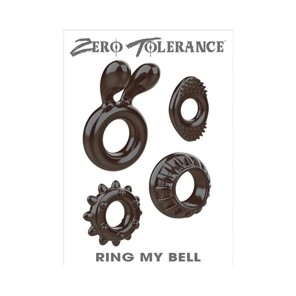 Zero Tolerance Ring My Bell 4-Piece Cockring Set - Buy At Luxury Toy X - Free 3-Day Shipping