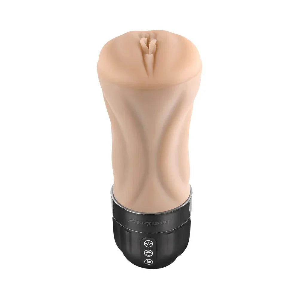 Zero Tolerance Tight Lipped Rechargeable Pussy Masturbator - Buy At Luxury Toy X - Free 3-Day Shipping