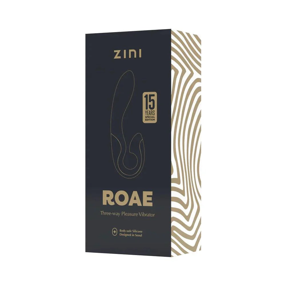 Zini Roae SE Black/Gold Vibrator - Buy At Luxury Toy X - Free 3-Day Shipping