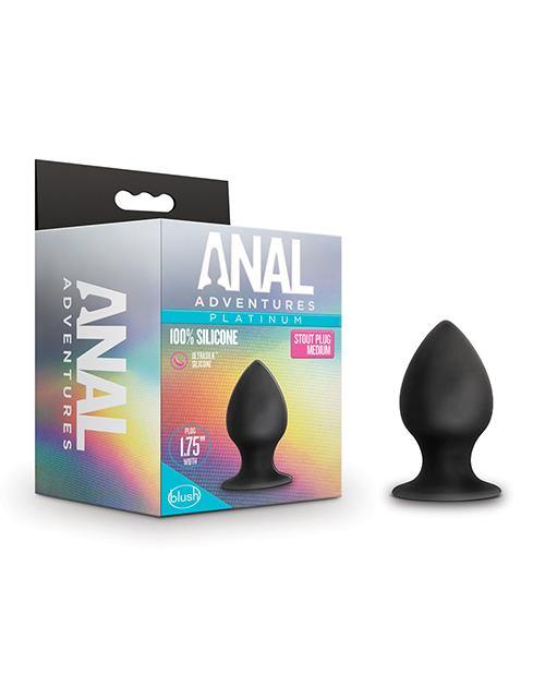 Anal Adventures Platinum Silicone Anal Stout Plug - Buy At Luxury Toy X - Free 3-Day Shipping
