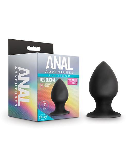 Anal Adventures Platinum Silicone Anal Stout Plug - Buy At Luxury Toy X - Free 3-Day Shipping
