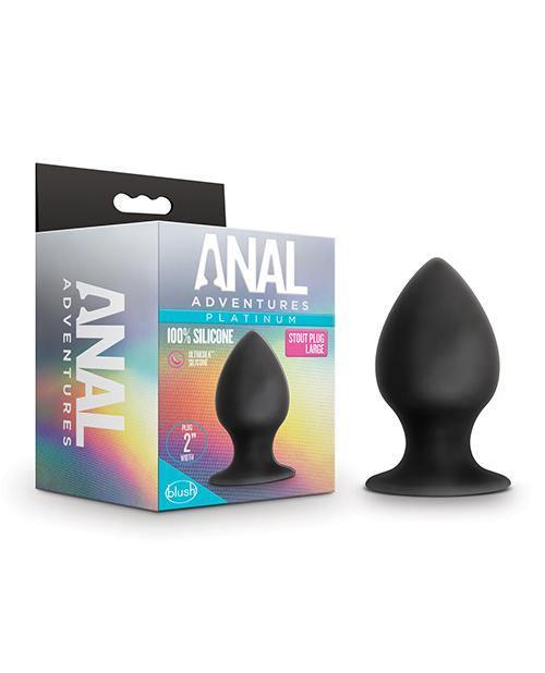 Anal Adventures Platinum Silicone Anal Stout Plug - Buy At Luxury Toy X - Free 3-Day Shipping