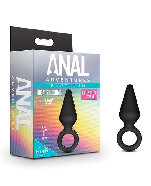 Anal Adventures Platinum Silicone Loop Plug Small - Buy At Luxury Toy X - Free 3-Day Shipping