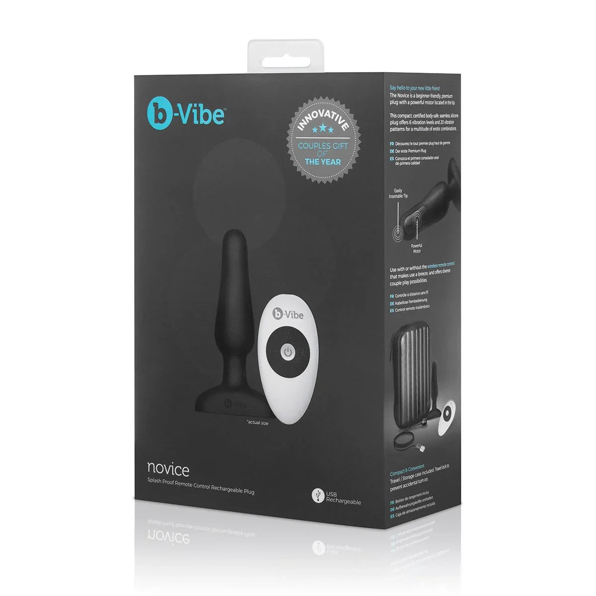 B-Vibe Novice Plug - Buy At Luxury Toy X - Free 3-Day Shipping