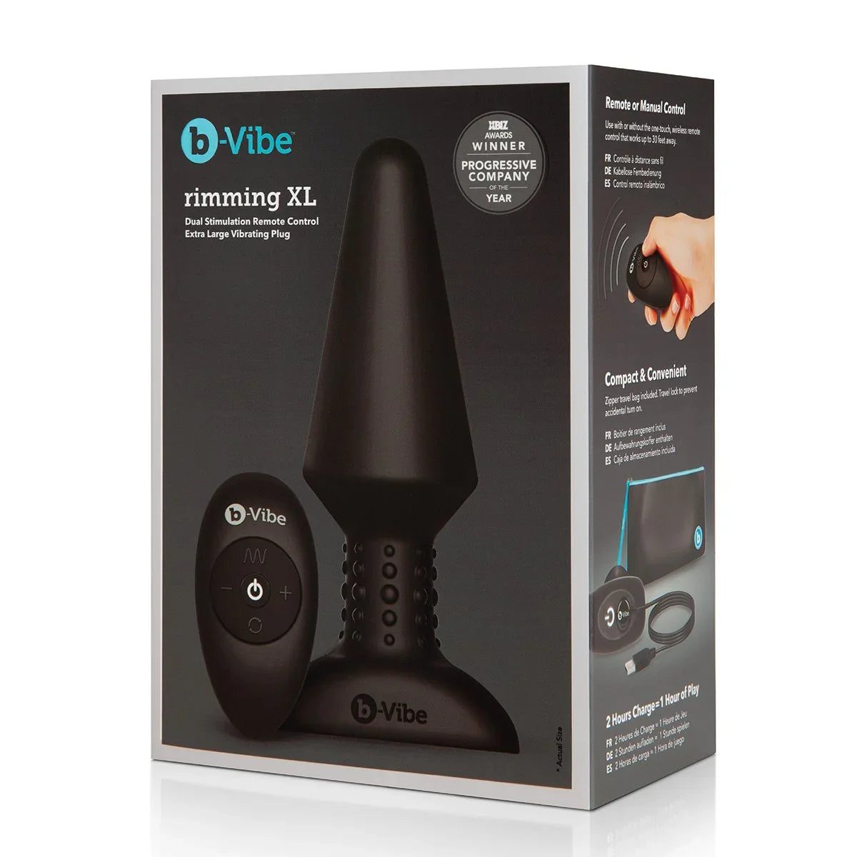 B-Vibe Rimming Plug XL - Buy At Luxury Toy X - Free 3-Day Shipping