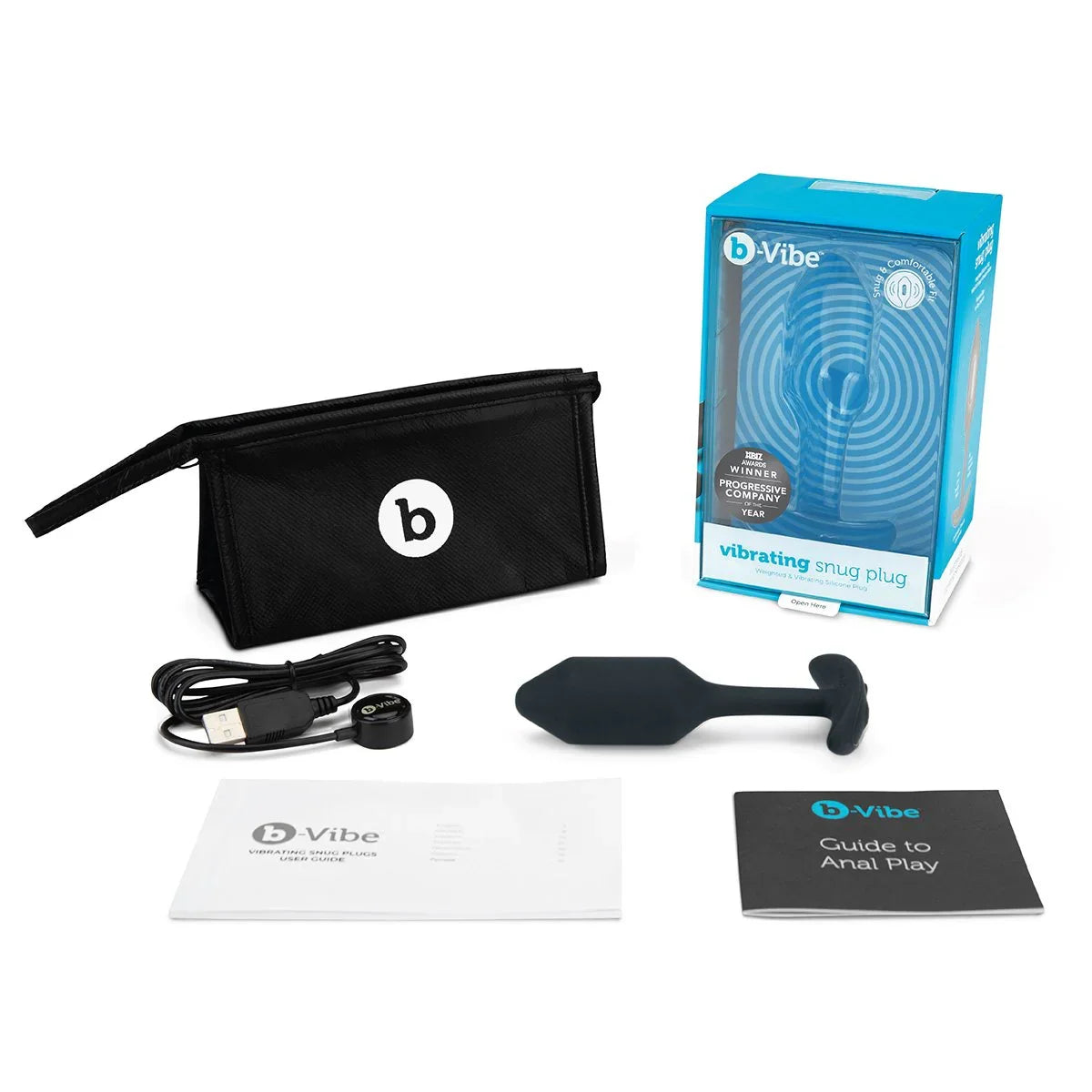 B-Vibe Snug Plug Vibrating - Buy At Luxury Toy X - Free 3-Day Shipping