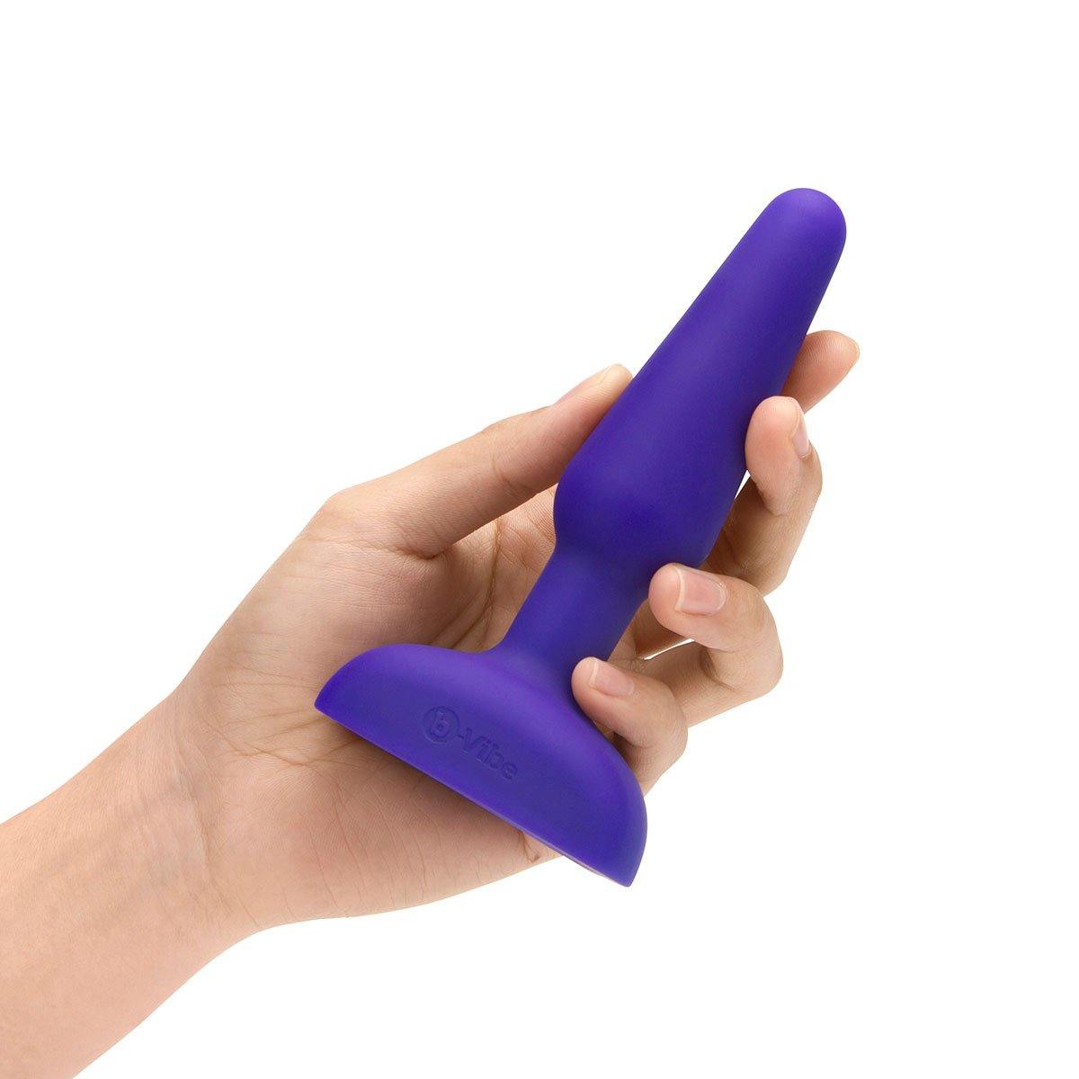 B-Vibe Trio Plug - Purple - Buy At Luxury Toy X - Free 3-Day Shipping