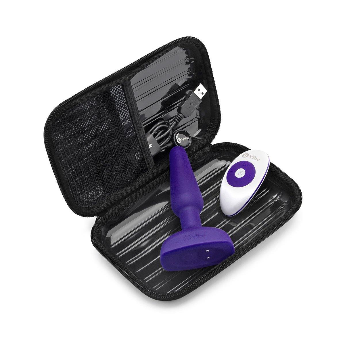 B-Vibe Trio Plug - Purple - Buy At Luxury Toy X - Free 3-Day Shipping