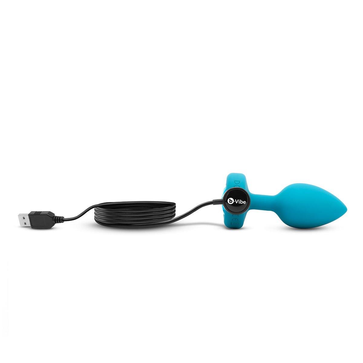B-Vibe Vibrating Jewel Plug Small/Medium - Buy At Luxury Toy X - Free 3-Day Shipping
