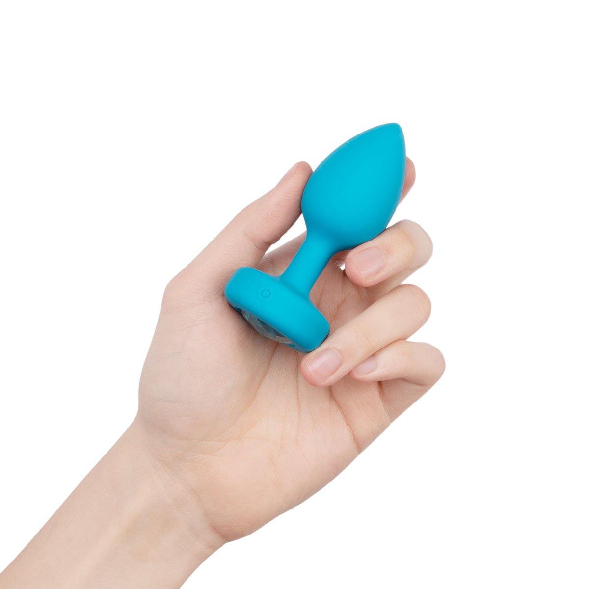 B-Vibe Vibrating Jewel Plug Small/Medium - Buy At Luxury Toy X - Free 3-Day Shipping