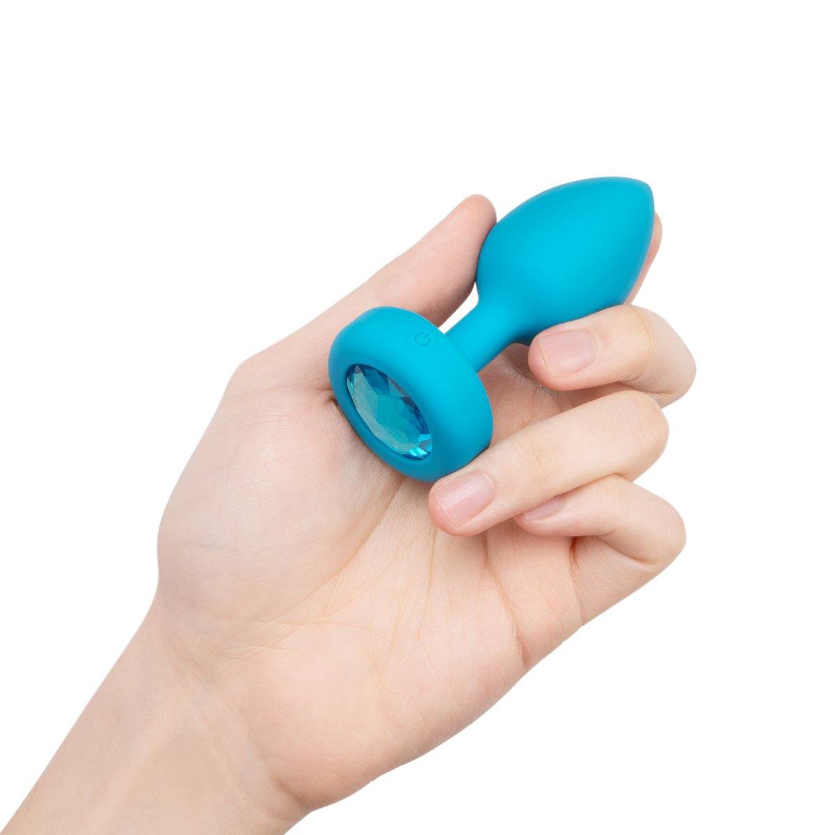 B-Vibe Vibrating Jewel Plug Small/Medium - Buy At Luxury Toy X - Free 3-Day Shipping
