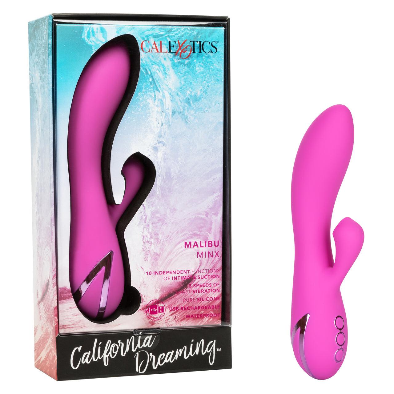 California Dreaming Malibu Minx Rechargeable Silicone Vibrator - Buy At Luxury Toy X - Free 3-Day Shipping