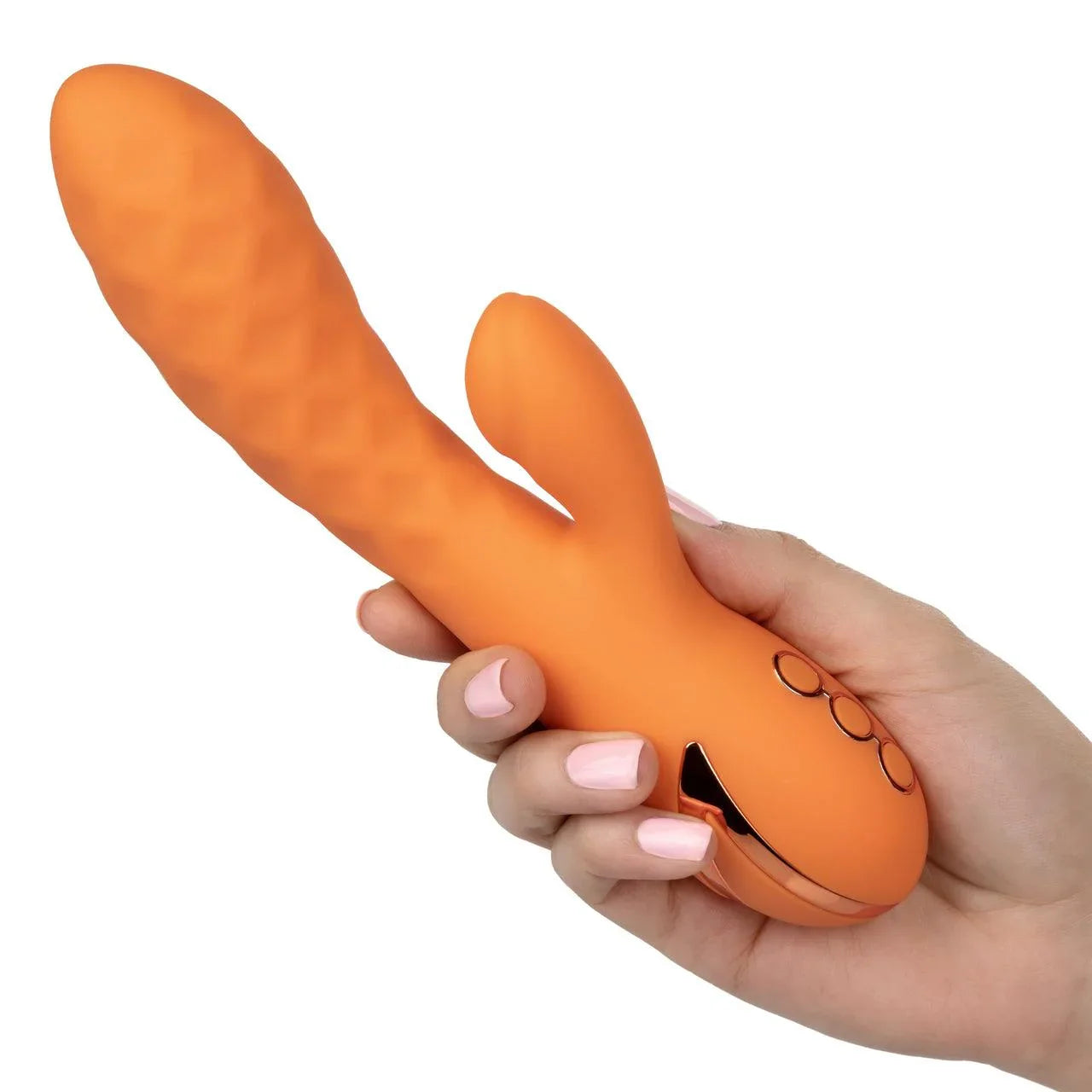 California Dreaming Newport Beach Babe Rechargeable Silicone Thumping Vibrator - Buy At Luxury Toy X - Free 3-Day Shipping