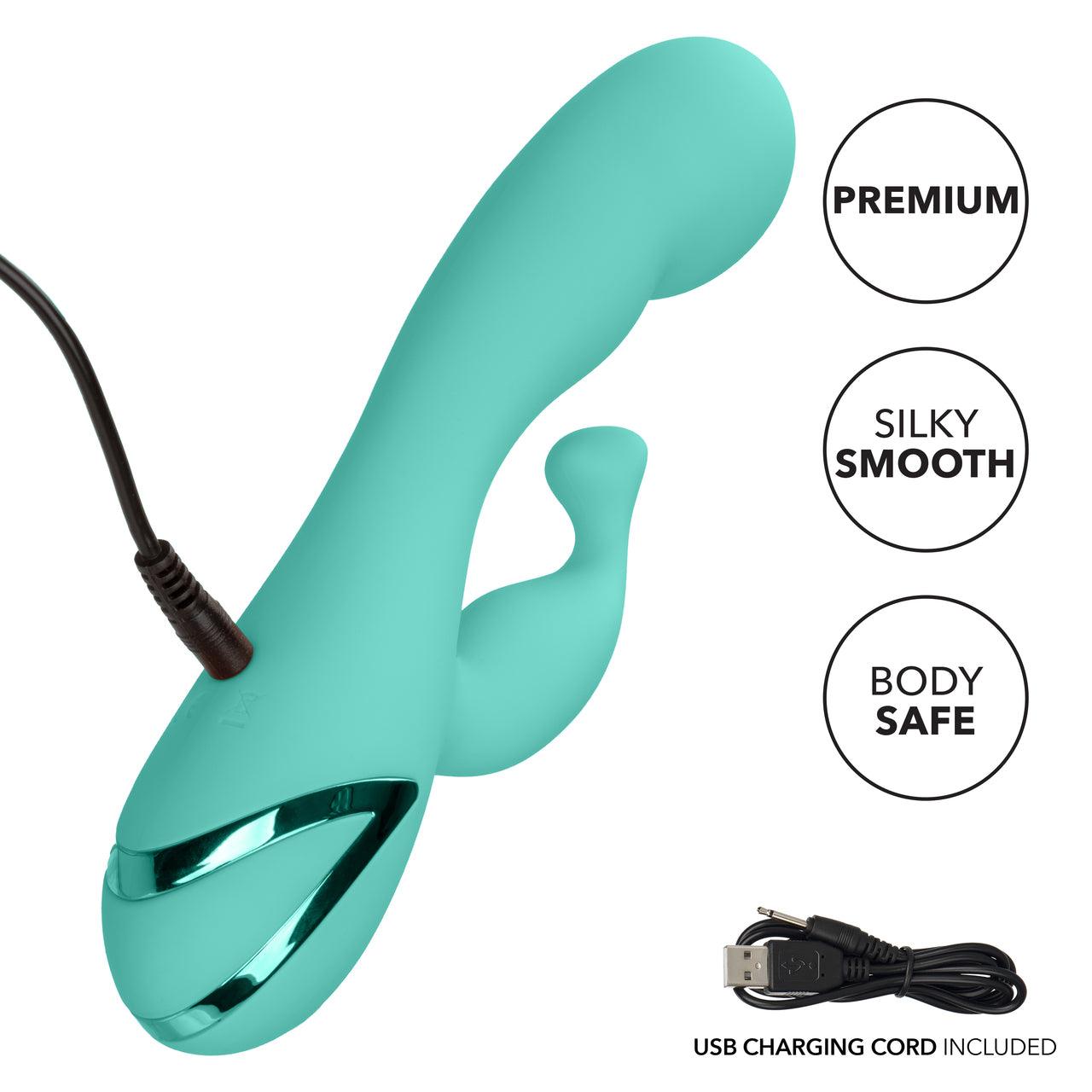 California Dreaming Tahoe Temptation Silicone Rechargeable Rabbit Vibrator - Buy At Luxury Toy X - Free 3-Day Shipping