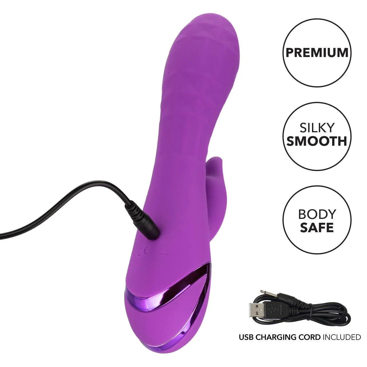California Dreaming West Coast Wave Rider Silicone Rechargeable Rabbit Vibrator - Buy At Luxury Toy X - Free 3-Day Shipping