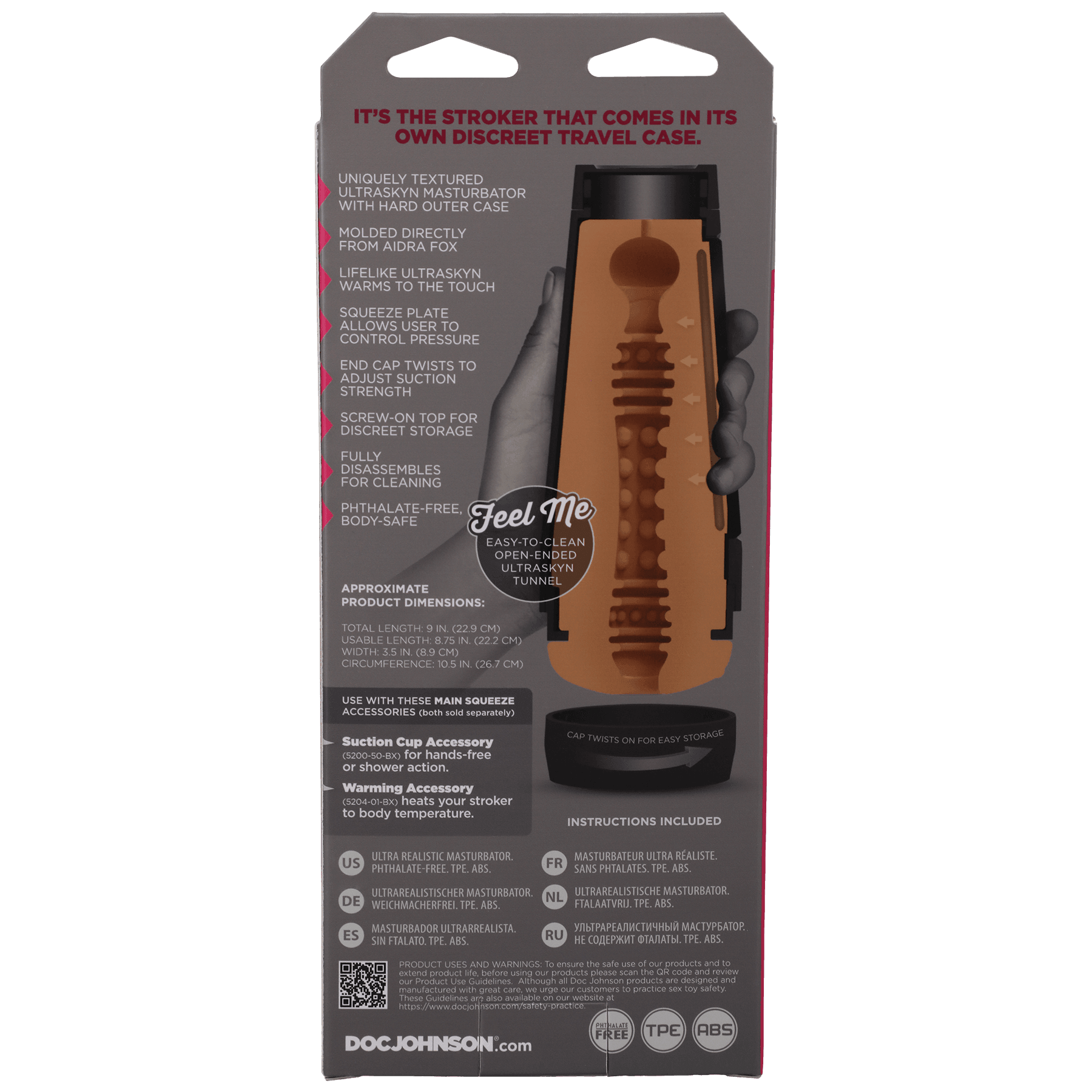 Doc Johnson Main Squeeze Aidra Fox - Buy At Luxury Toy X - Free 3-Day Shipping
