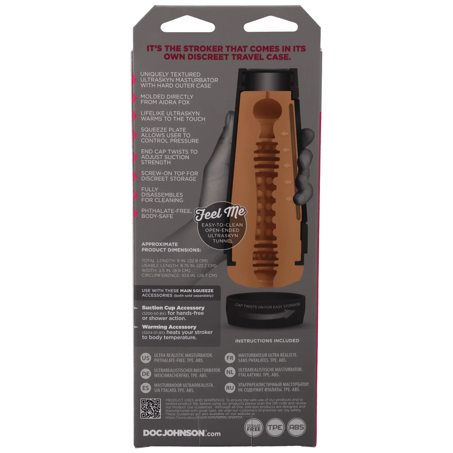 Doc Johnson Main Squeeze Aidra Fox - Buy At Luxury Toy X - Free 3-Day Shipping