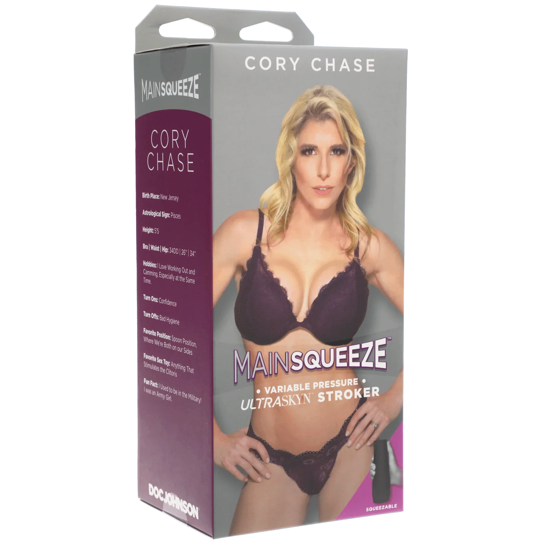 Doc Johnson Main Squeeze Cory Chase Pussy - Buy At Luxury Toy X - Free 3-Day Shipping