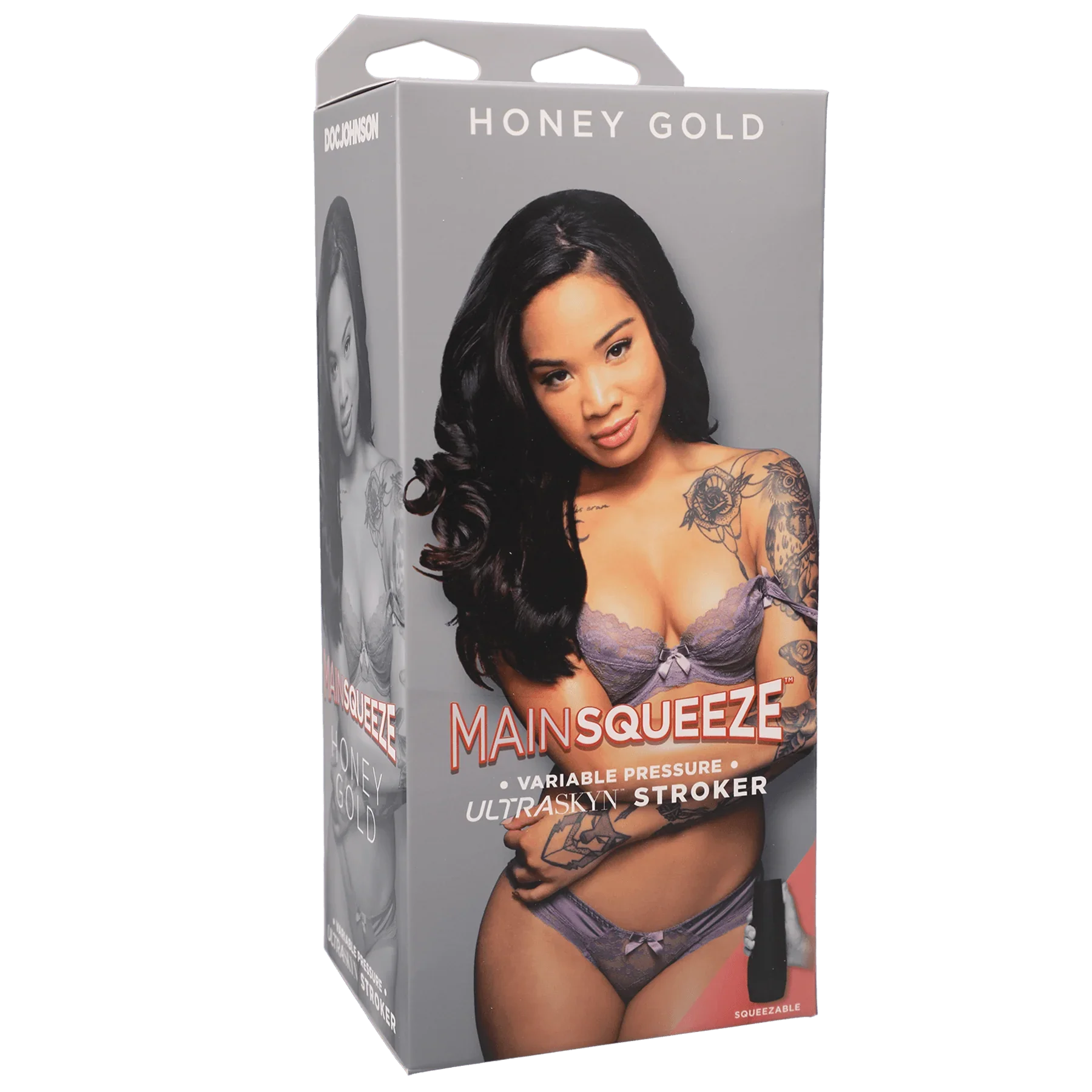 Doc Johnson Main Squeeze Honey Gold Ultraskyn Pussy - Buy At Luxury Toy X - Free 3-Day Shipping