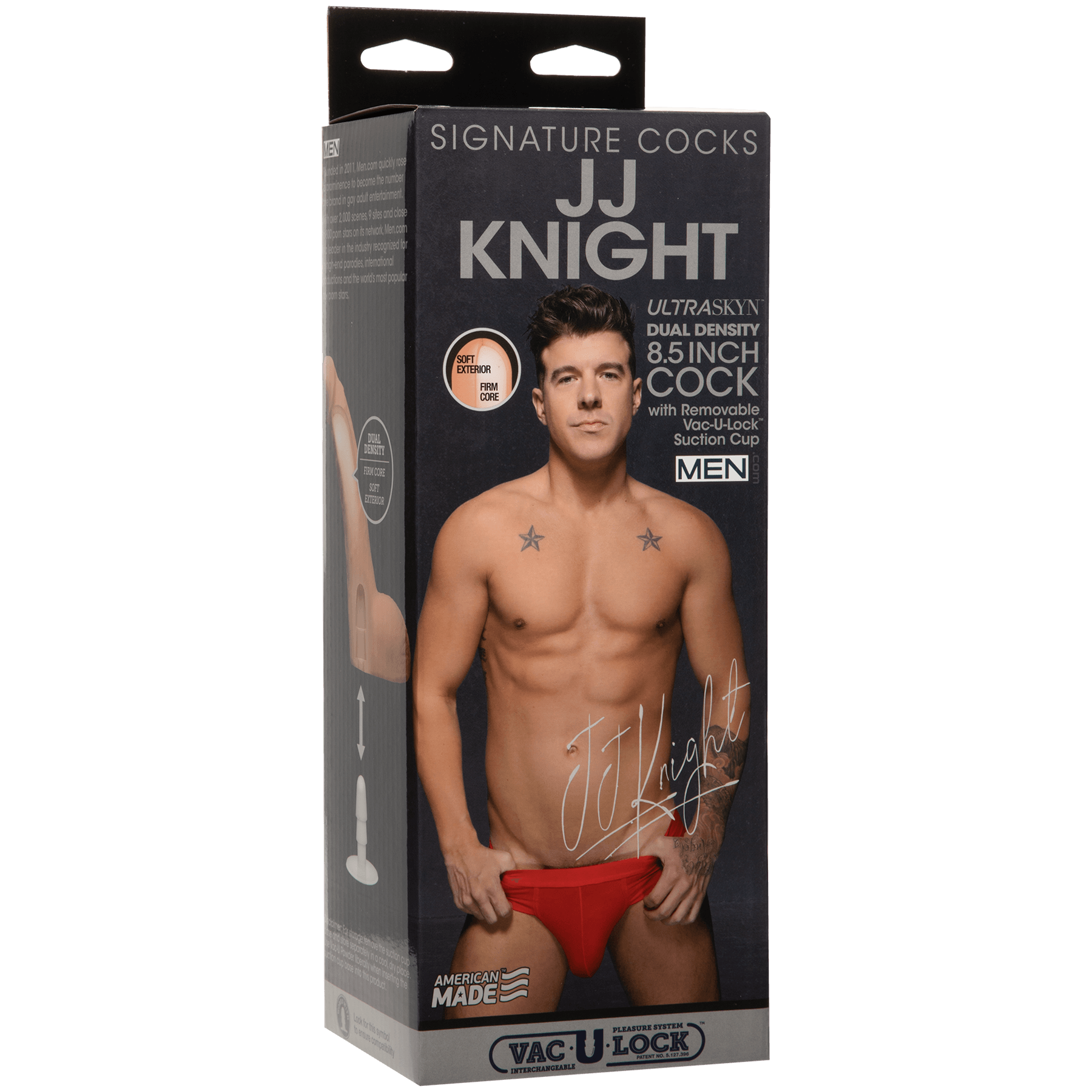 Doc Johnson Signature Cocks JJ Knight 8.5 Cock - Buy At Luxury Toy X - Free 3-Day Shipping