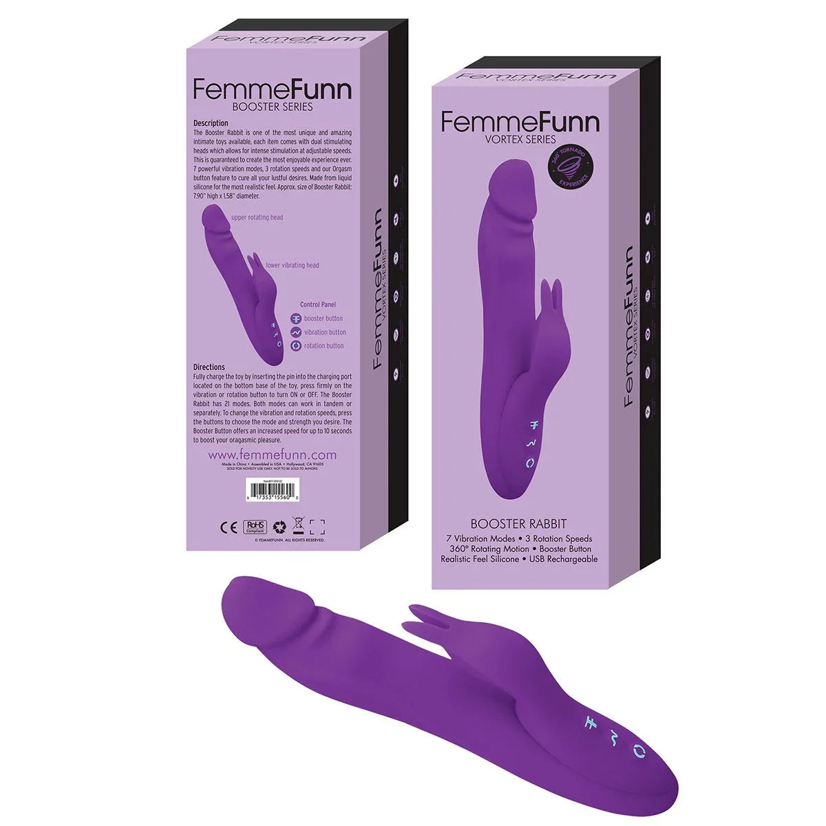 Femme Funn Booster Rabbit - Buy At Luxury Toy X - Free 3-Day Shipping