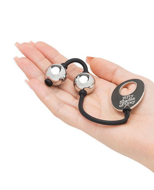 Fifty Shades Of Grey Inner Goddess Silver Metal Pleasure Balls - Buy At Luxury Toy X - Free 3-Day Shipping