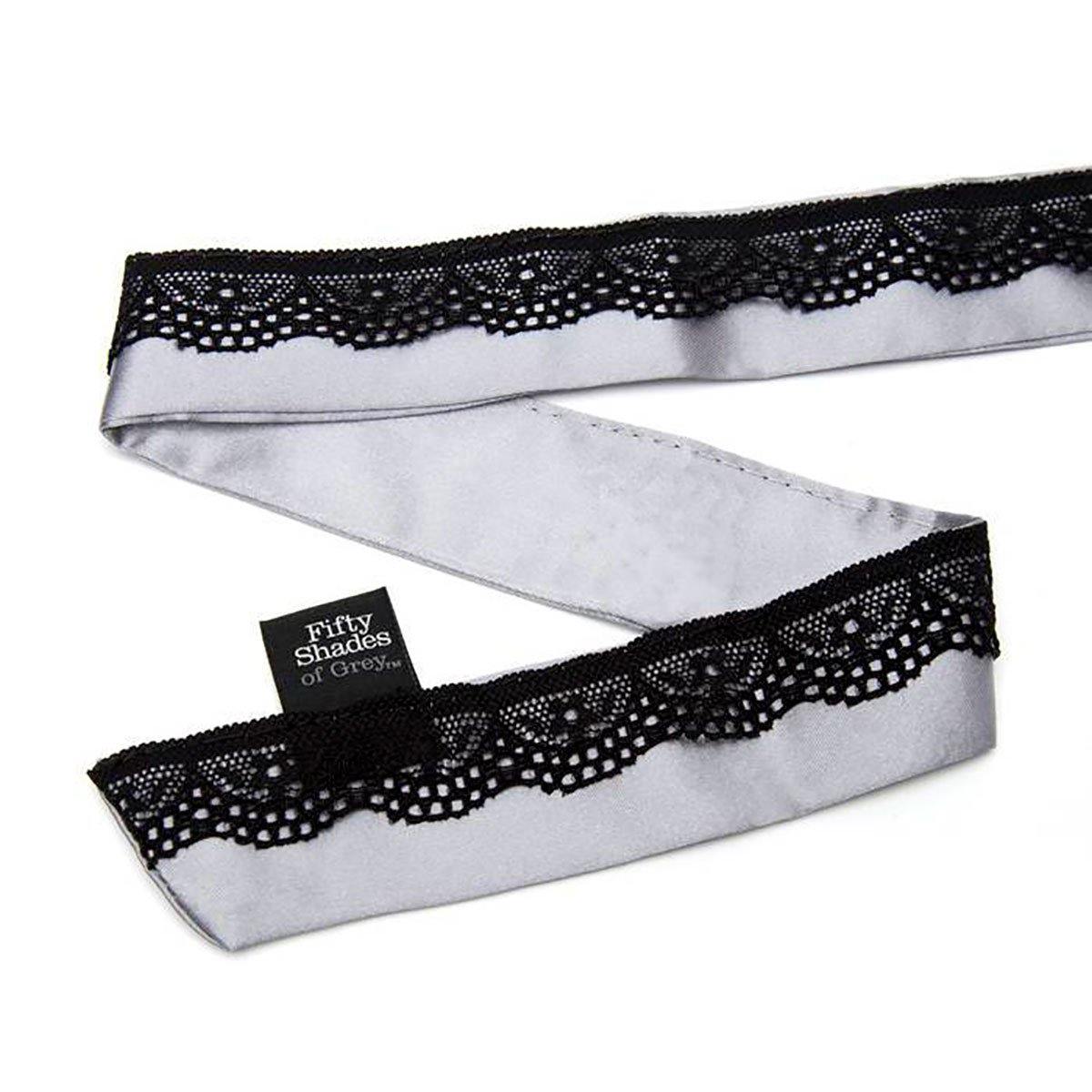 Fifty Shades - Play Nice Satin Collar & Nip Clamps - Buy At Luxury Toy X - Free 3-Day Shipping