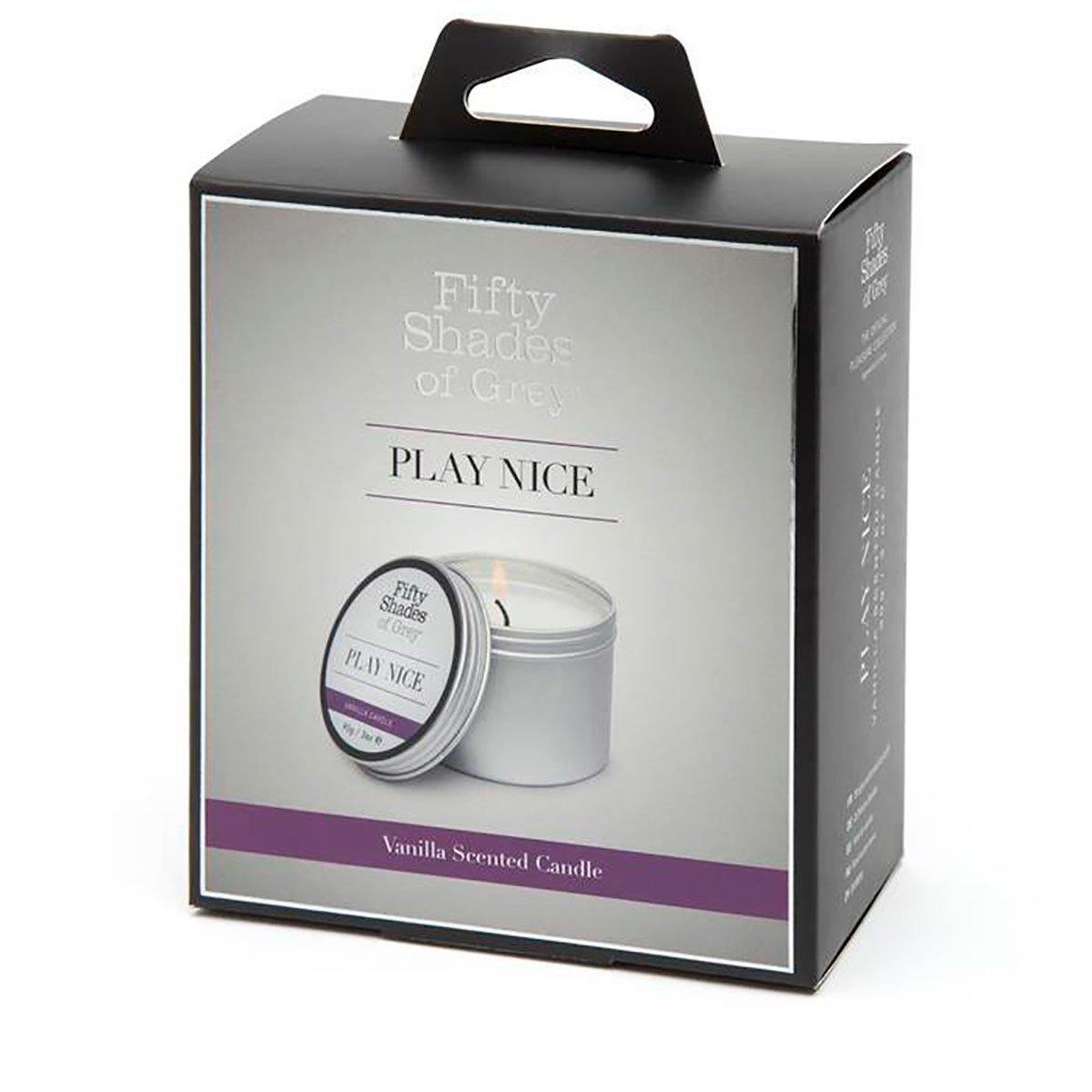 Fifty Shades - Play Nice Vanilla Scented Candle 3oz - Buy At Luxury Toy X - Free 3-Day Shipping