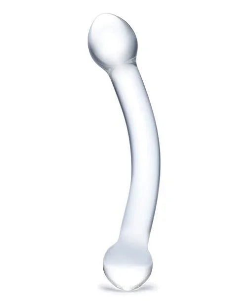 Glas 7" Curved Glass G Spot Stimulator - Clear - Buy At Luxury Toy X - Free 3-Day Shipping