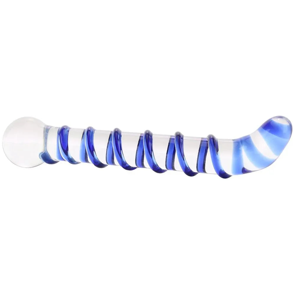 Glas Mr. Swirly G-Spot Glass Dildo - Buy At Luxury Toy X - Free 3-Day Shipping