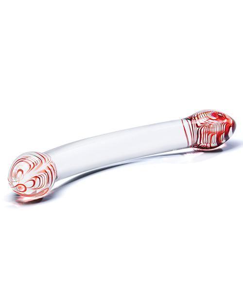 Glas Red Head Double Glass Dildo - Buy At Luxury Toy X - Free 3-Day Shipping