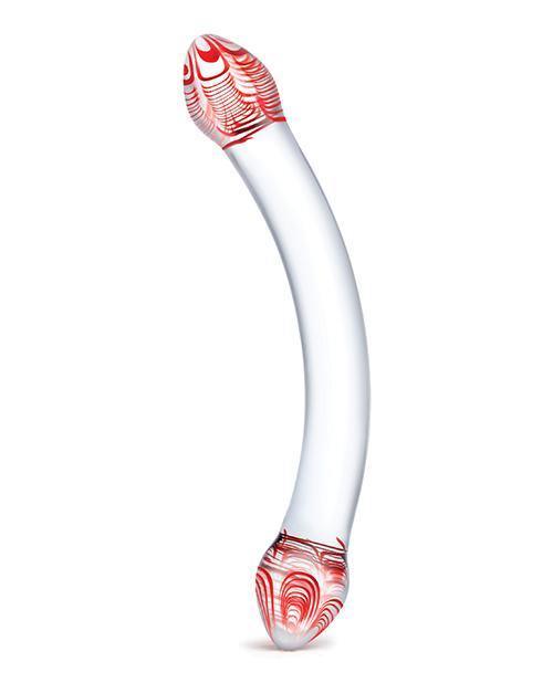 Glas Red Head Double Glass Dildo - Buy At Luxury Toy X - Free 3-Day Shipping