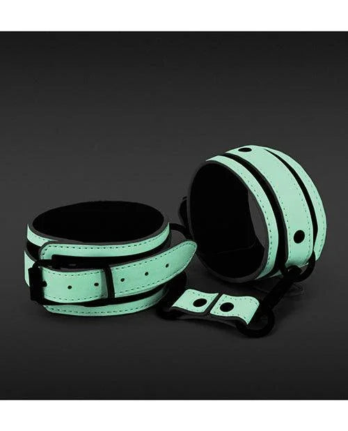 Glo Bondage Ankle Cuff Glow In The Dark - Buy At Luxury Toy X - Free 3-Day Shipping