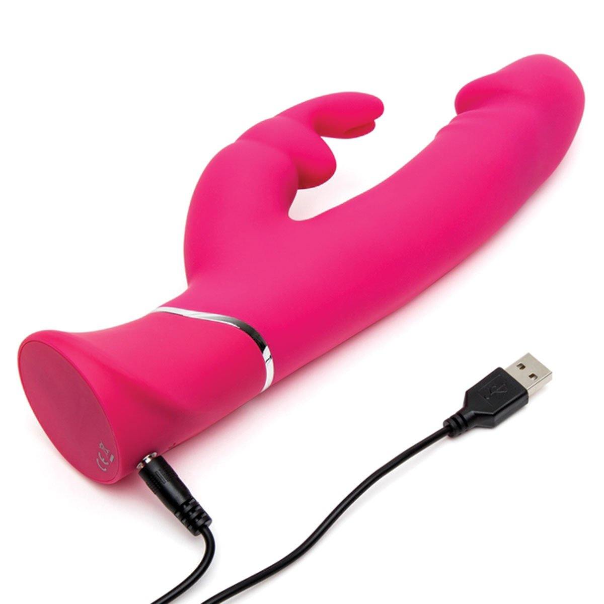 Happy Rabbit Realistic Pink Dual Density Rabbit Vibe - Buy At Luxury Toy X - Free 3-Day Shipping