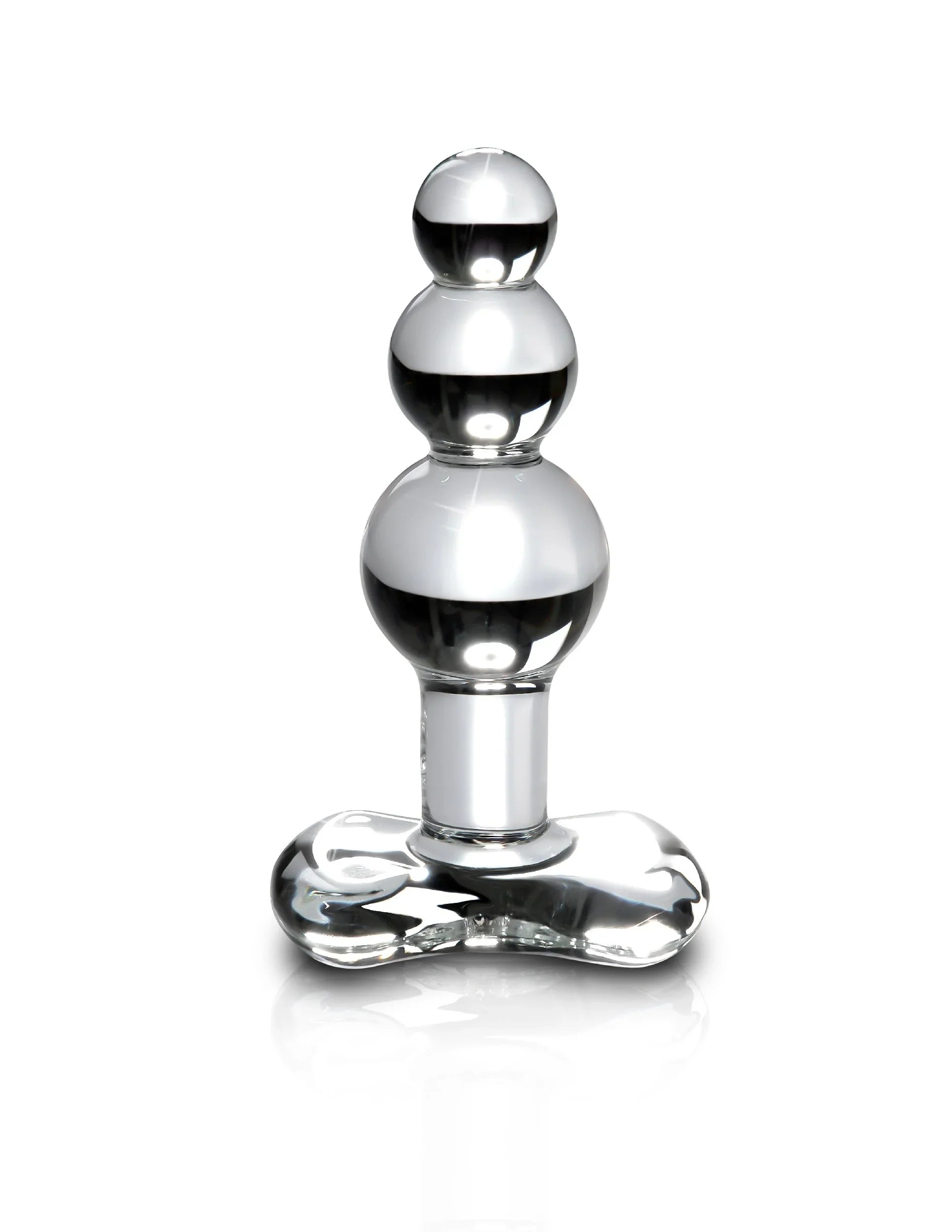 Icicles No. 47 Beaded Glass Anal Plug Hand-Blown Beginner Butt Plug Icicles No. 47 Beaded Glass Anal Plug Hand-Blown Beginner Butt Plug