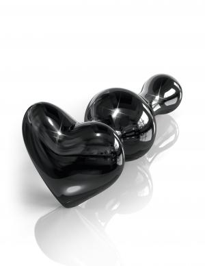 Icicles 74 Hand Blown Glass Heart Shape Anal Plug - Buy At Luxury Toy X - Free 3-Day Shipping