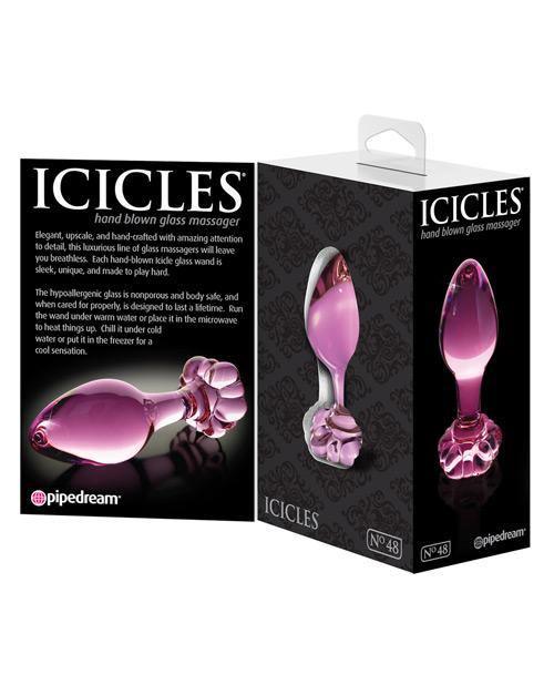 Icicles No. 48 Butt Plug - Pink - Buy At Luxury Toy X - Free 3-Day Shipping