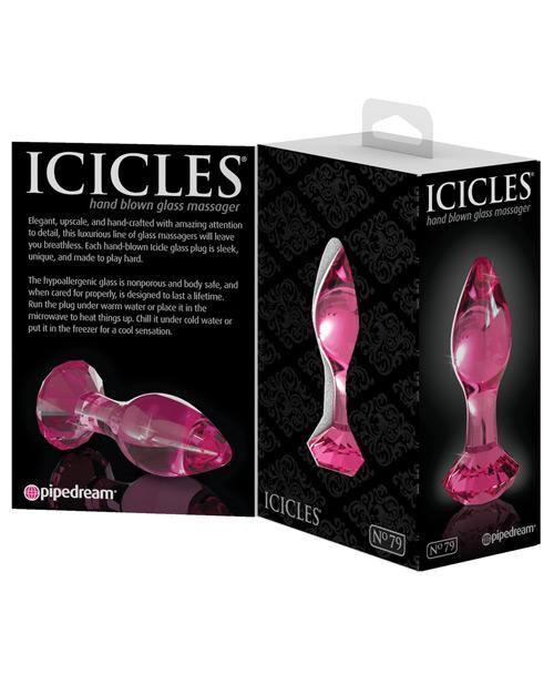 Icicles No 79 Hand Blown Glass Anal Plug - Buy At Luxury Toy X - Free 3-Day Shipping