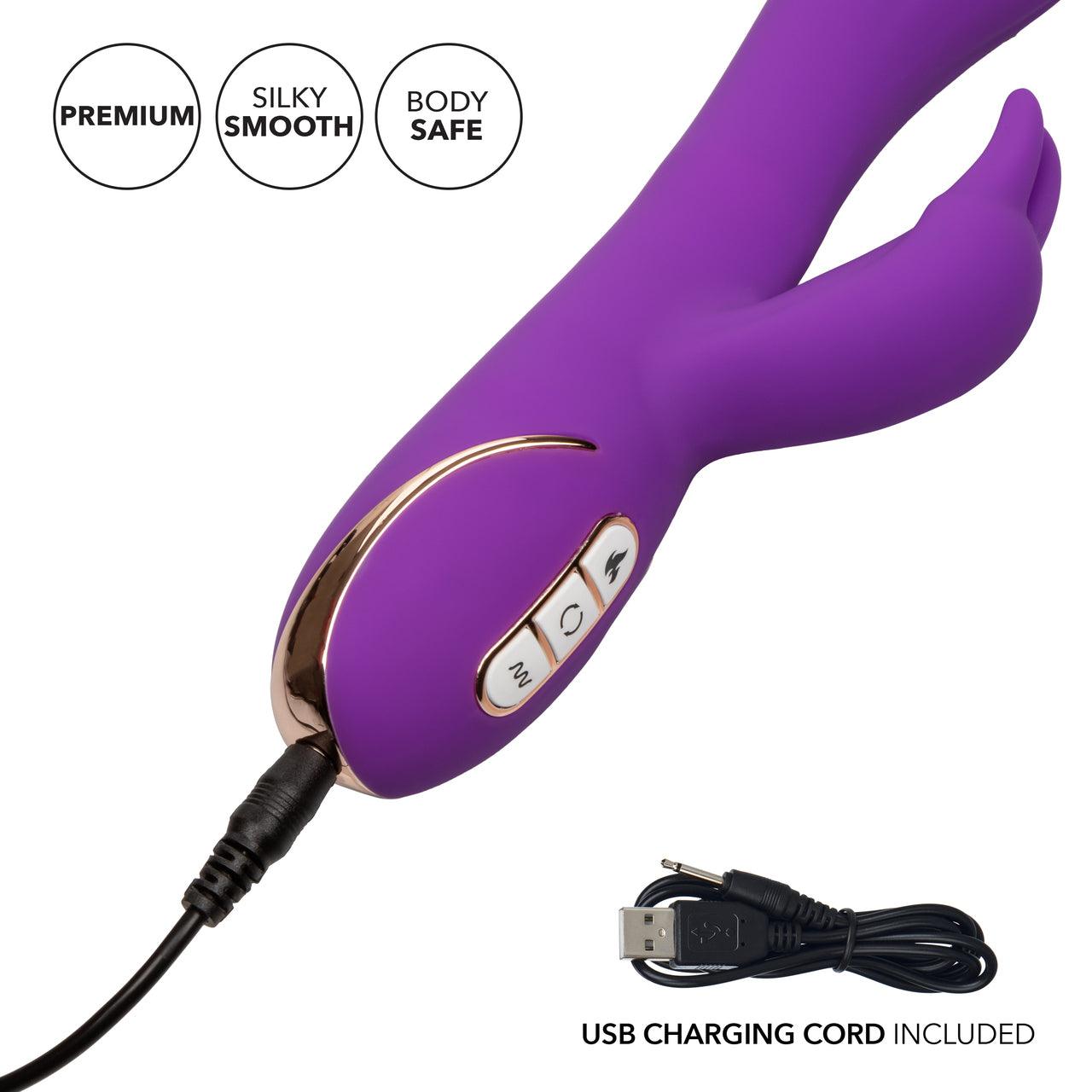 Jack Rabbit Signature Heated Silicone Rotating G Rabbit - Buy At Luxury Toy X - Free 3-Day Shipping