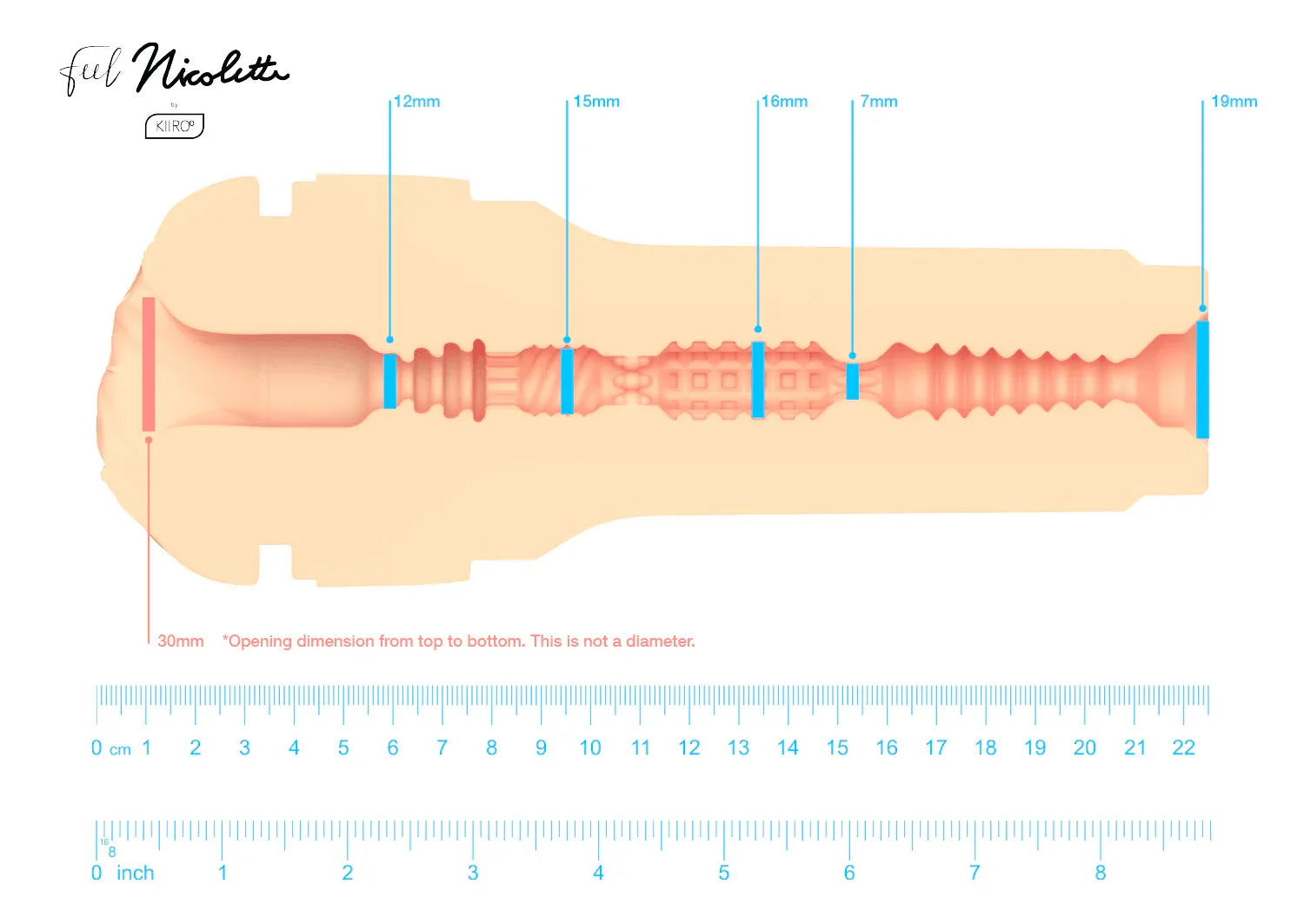 Kiiroo Feel Stars Nicolette Shea Stroker - Buy At Luxury Toy X - Free 3-Day Shipping