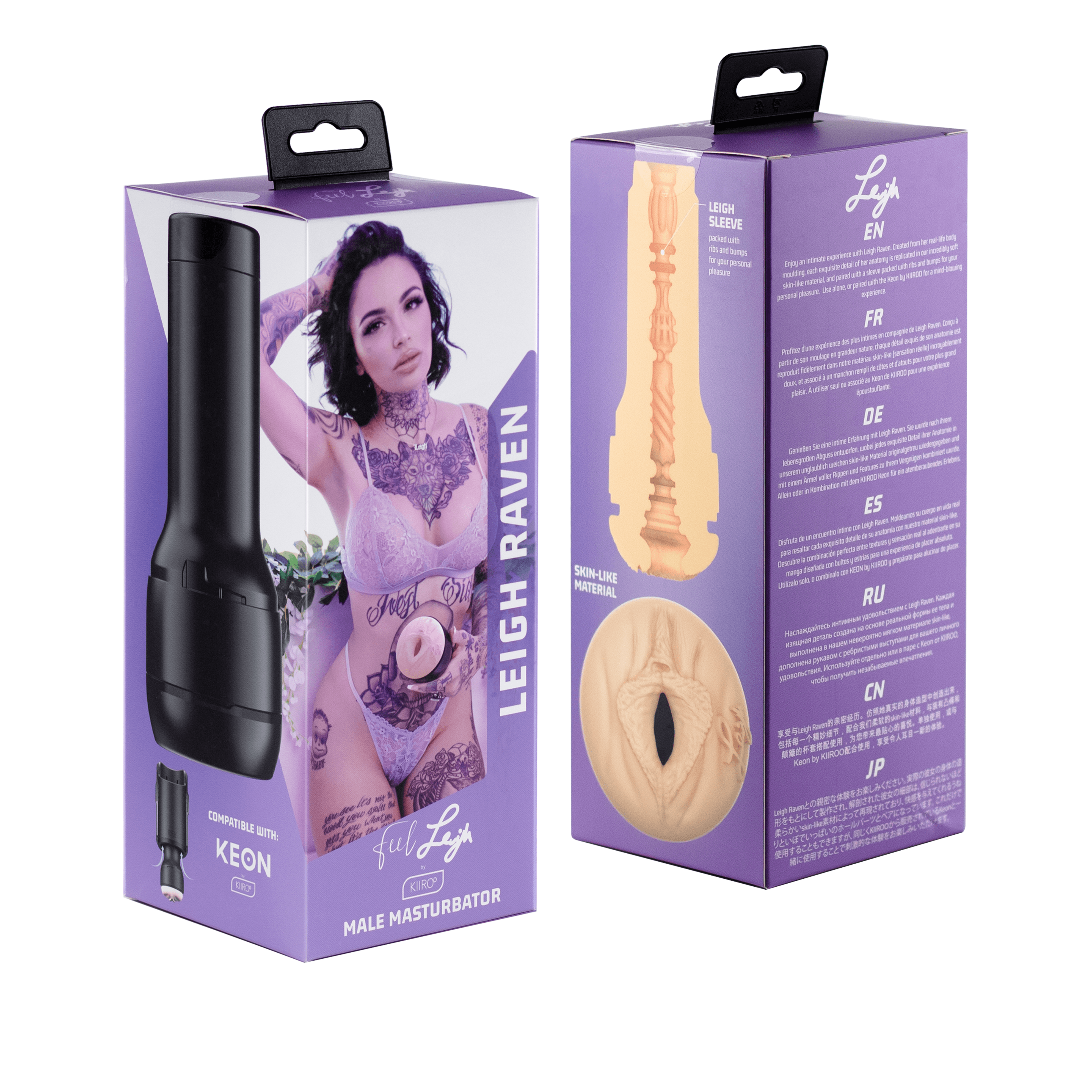 Kiiroo Leigh Raven Feel Stars Stroker - Buy At Luxury Toy X - Free 3-Day Shipping