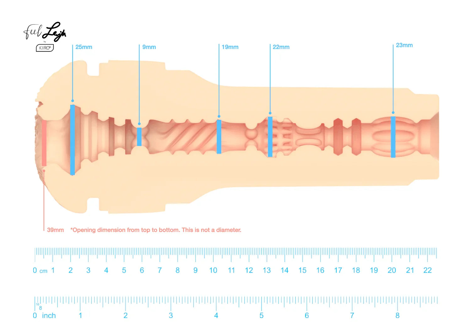 Kiiroo Leigh Raven Feel Stars Stroker - Buy At Luxury Toy X - Free 3-Day Shipping