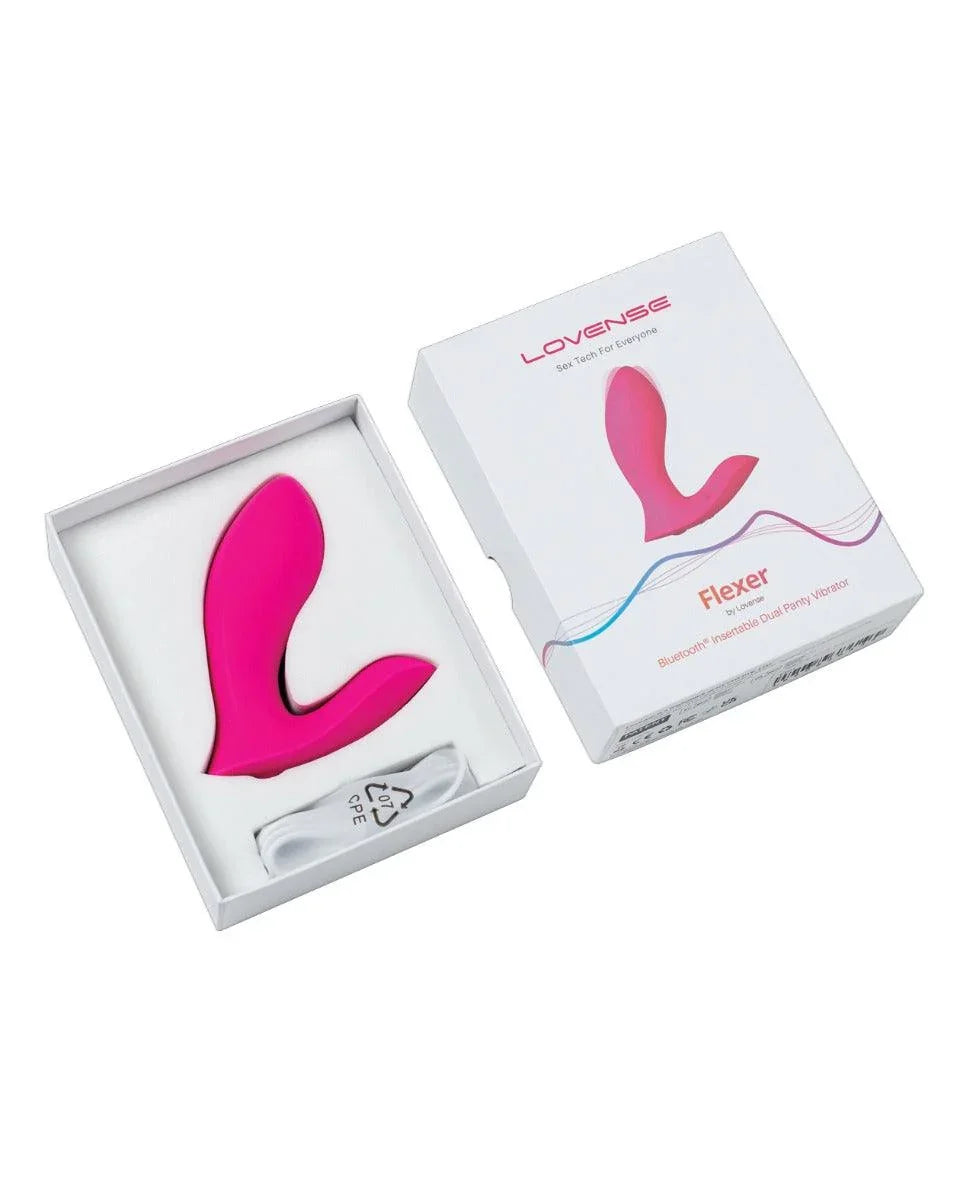 Lovense Flexer Dual Panty Vibrator - Buy At Luxury Toy X - Free 3-Day Shipping
