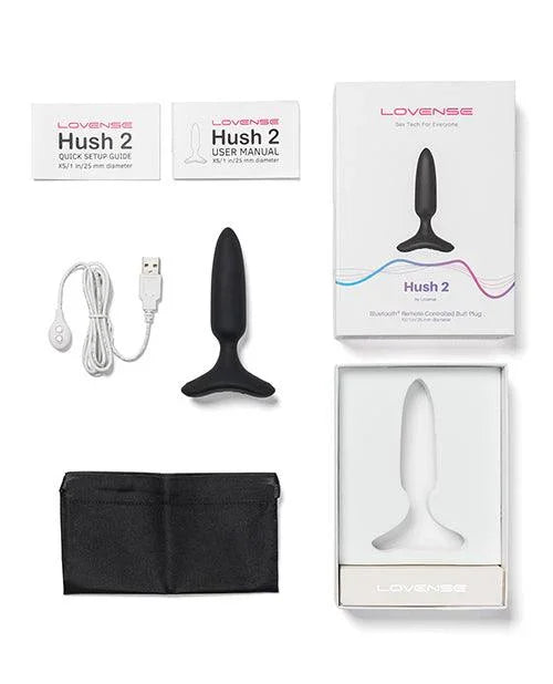 Lovense Hush 2 1" Butt Plug - Buy At Luxury Toy X - Free 3-Day Shipping