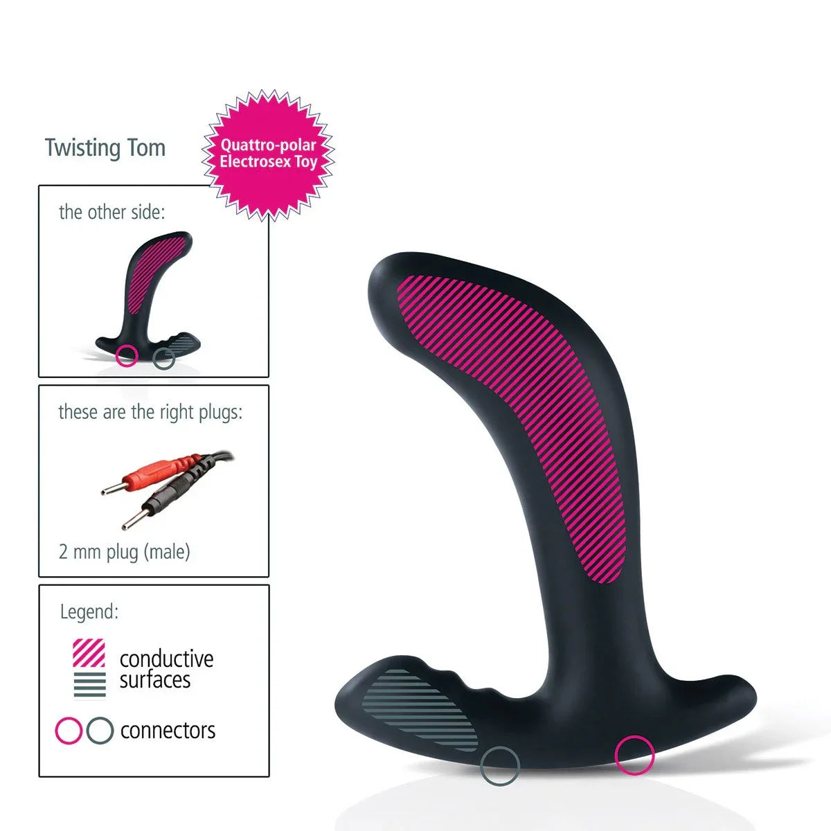 Mystim Twisting Tom With E-Stim - Buy At Luxury Toy X - Free 3-Day Shipping