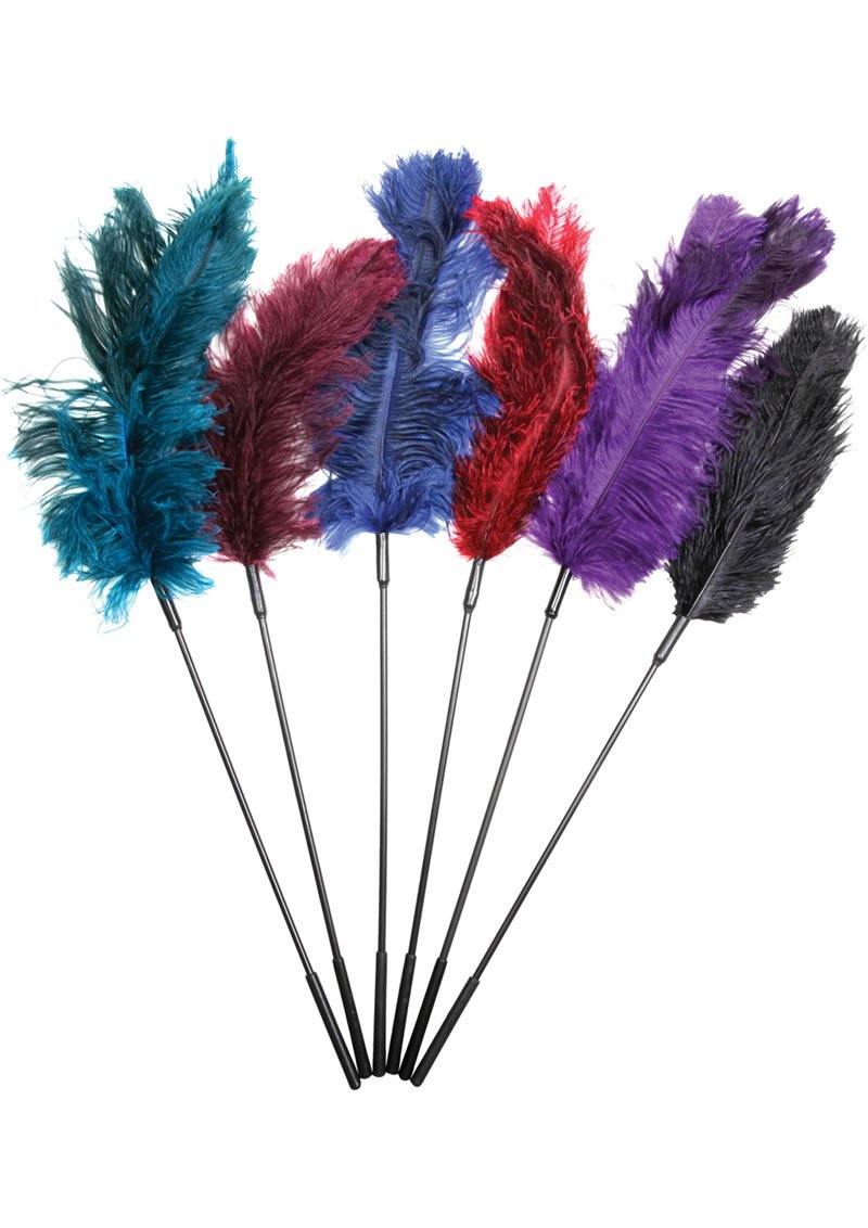 Ostrich Feather Tickler Combo - Buy At Luxury Toy X - Free 3-Day Shipping